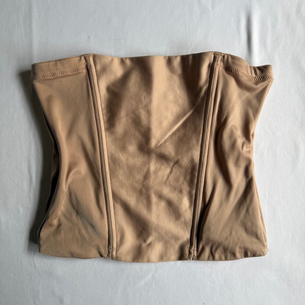SPANX Boostie-Yay Comfy Corset Nude Beige Shapewear Size Medium
